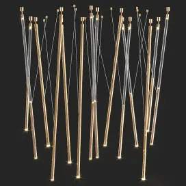 Henge skyfall chandelier